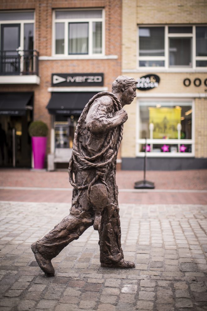 Eén van de Wervianen in de Beatrixstraat
