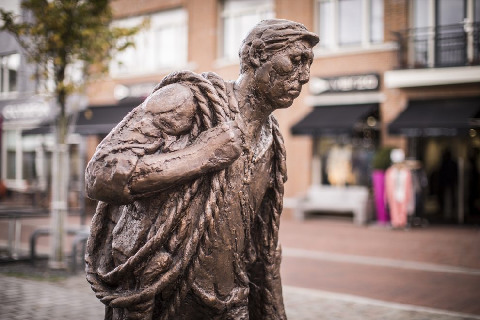 Eén van de Wervianen in de Beatrixstraat